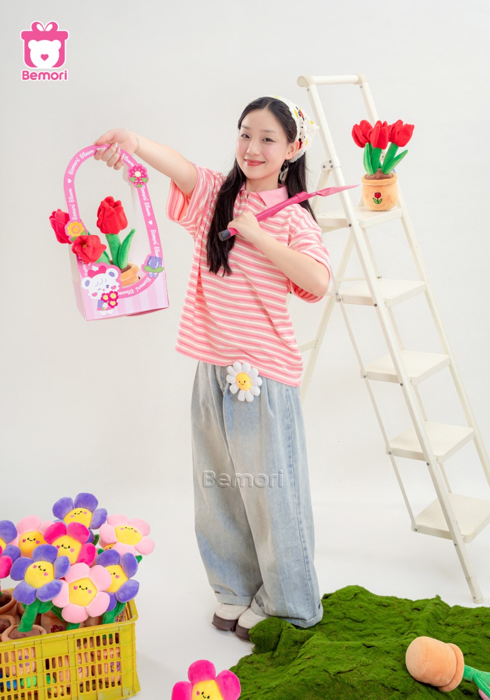 Trong lòng giỏ hoa nhỏ là cả bầu trời dịu ngọt