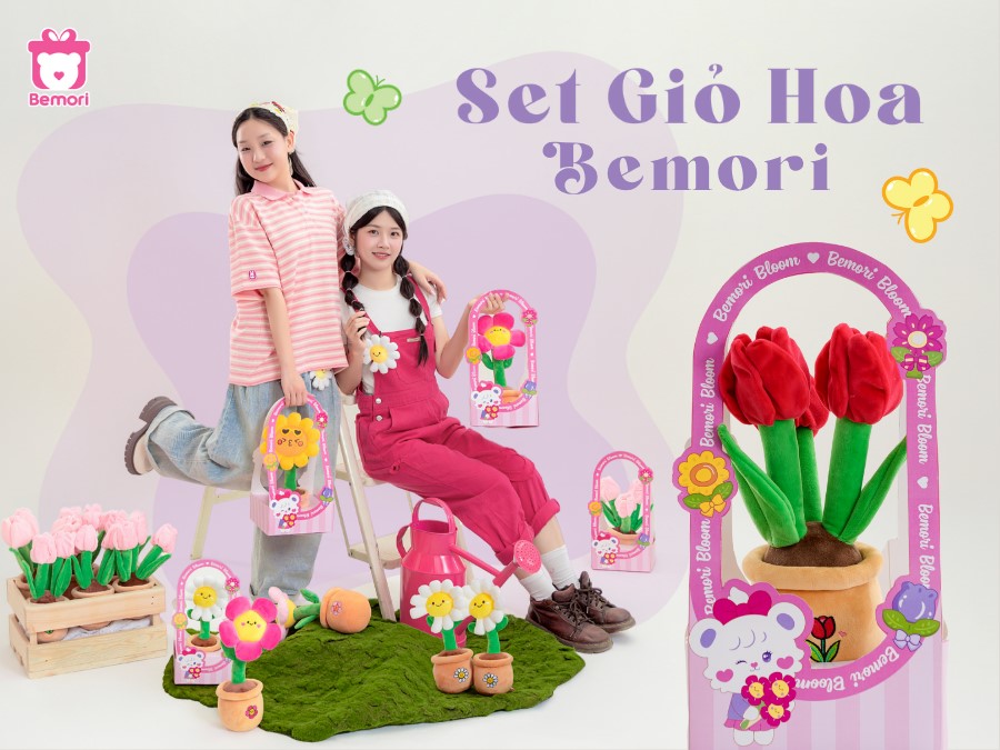 Bộ Sưu Tập Giỏ Hoa Bông Bemori