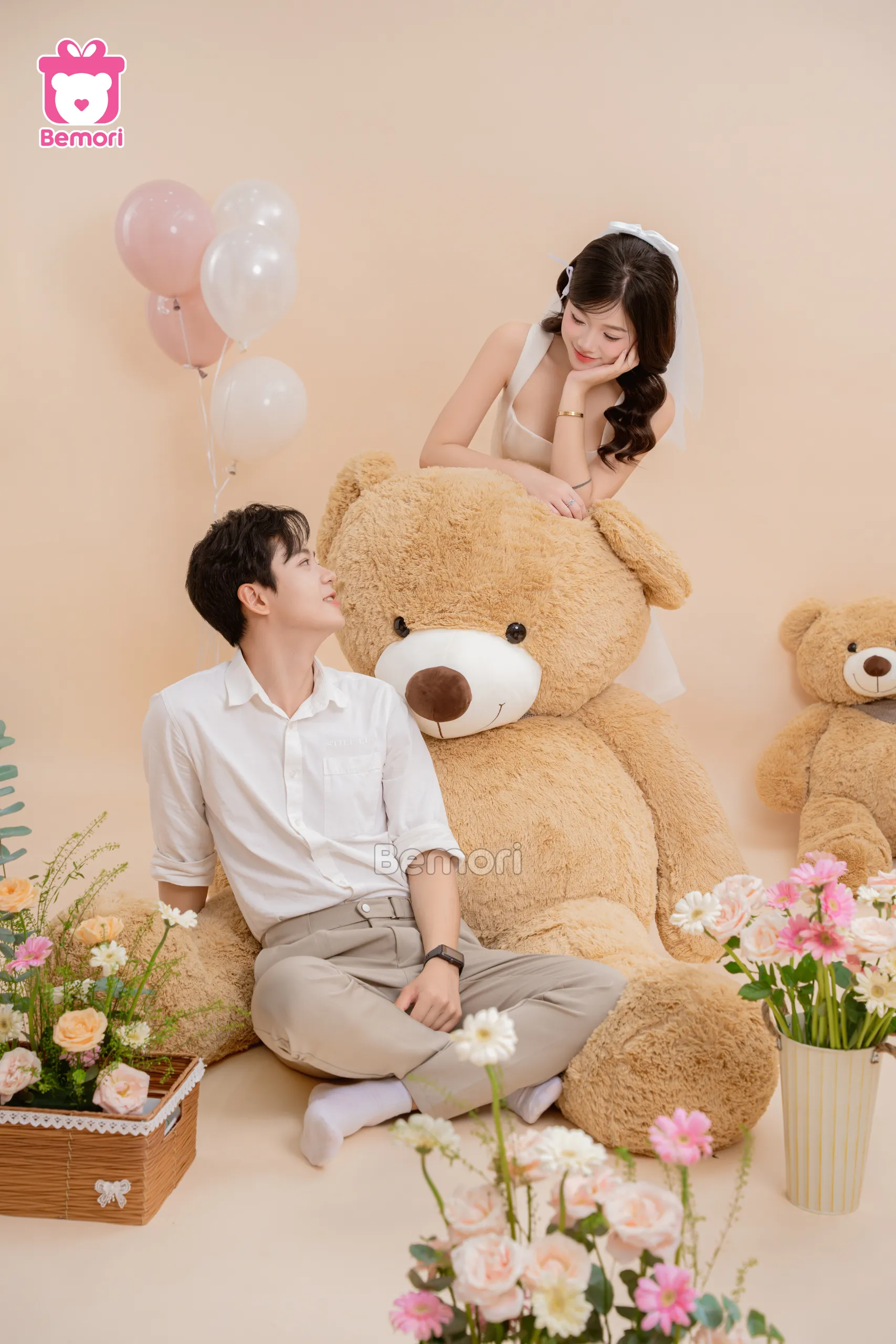 Gấu Bông Teddy Đeo Yếm