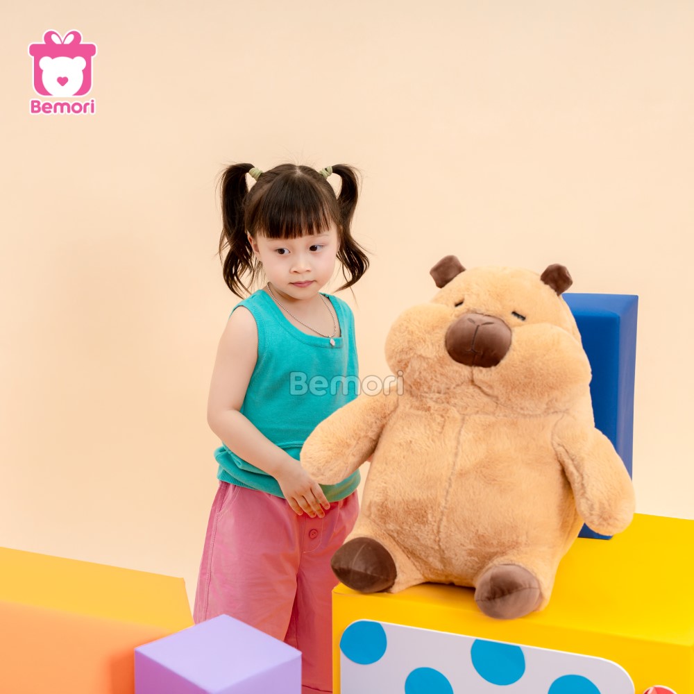 Thú Bông Má Bự Lông Thỏ - Capybara