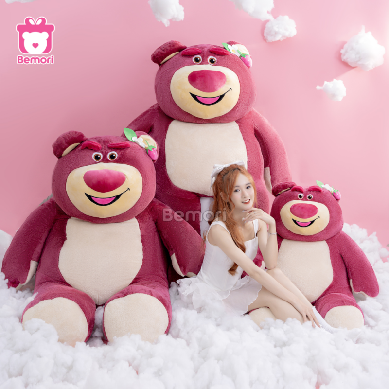 Gấu dâu Lotso hồng tặng nàng công chúa