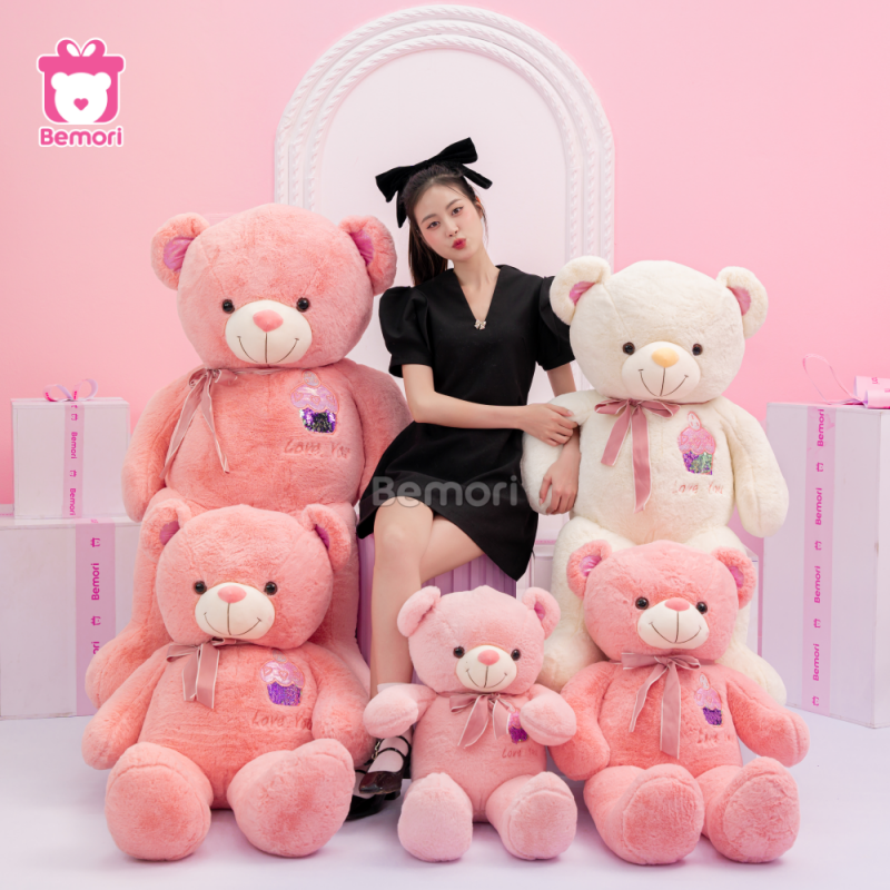 Gấu Bông Teddy Bánh Kem