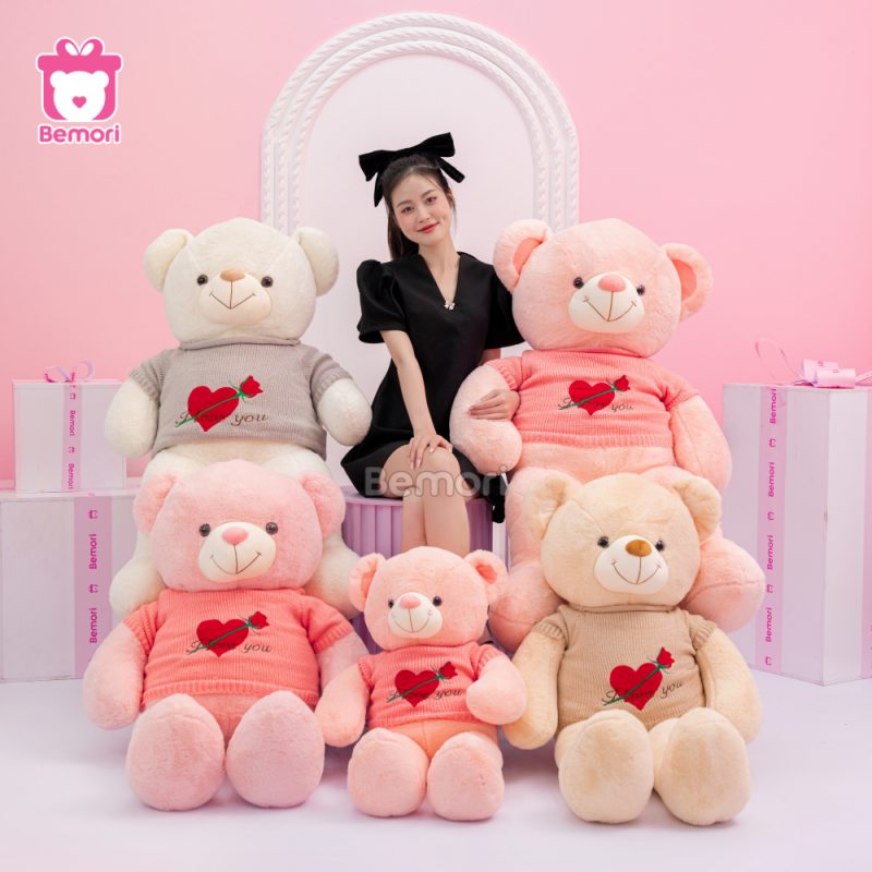 Nếu bạn muốn tỏ tình với crush thì bạn Teddy Áo Tim Hoa sẽ là một lựa chọn không tồi đâu nè