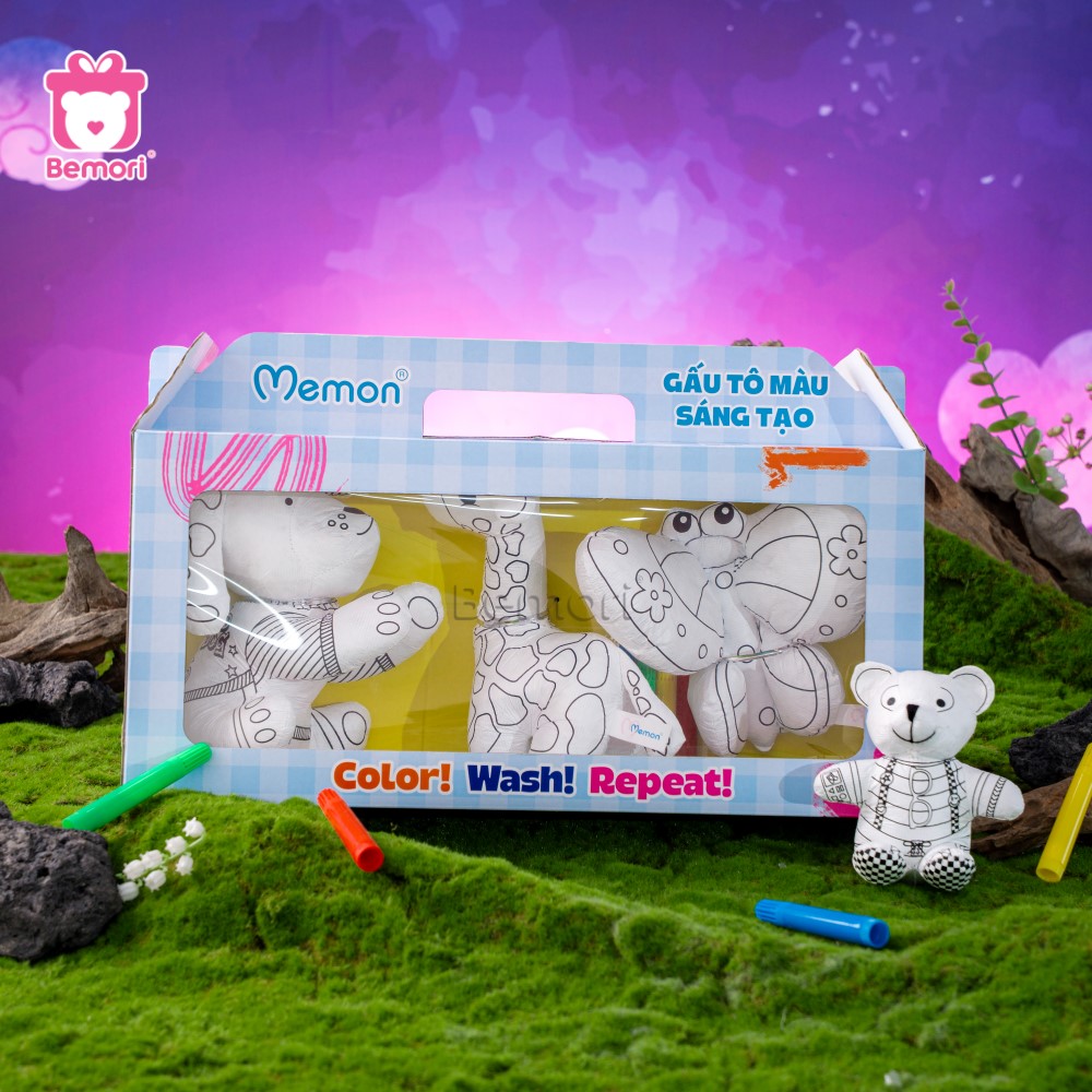 SET Gấu Bông Tô Màu Color Bear