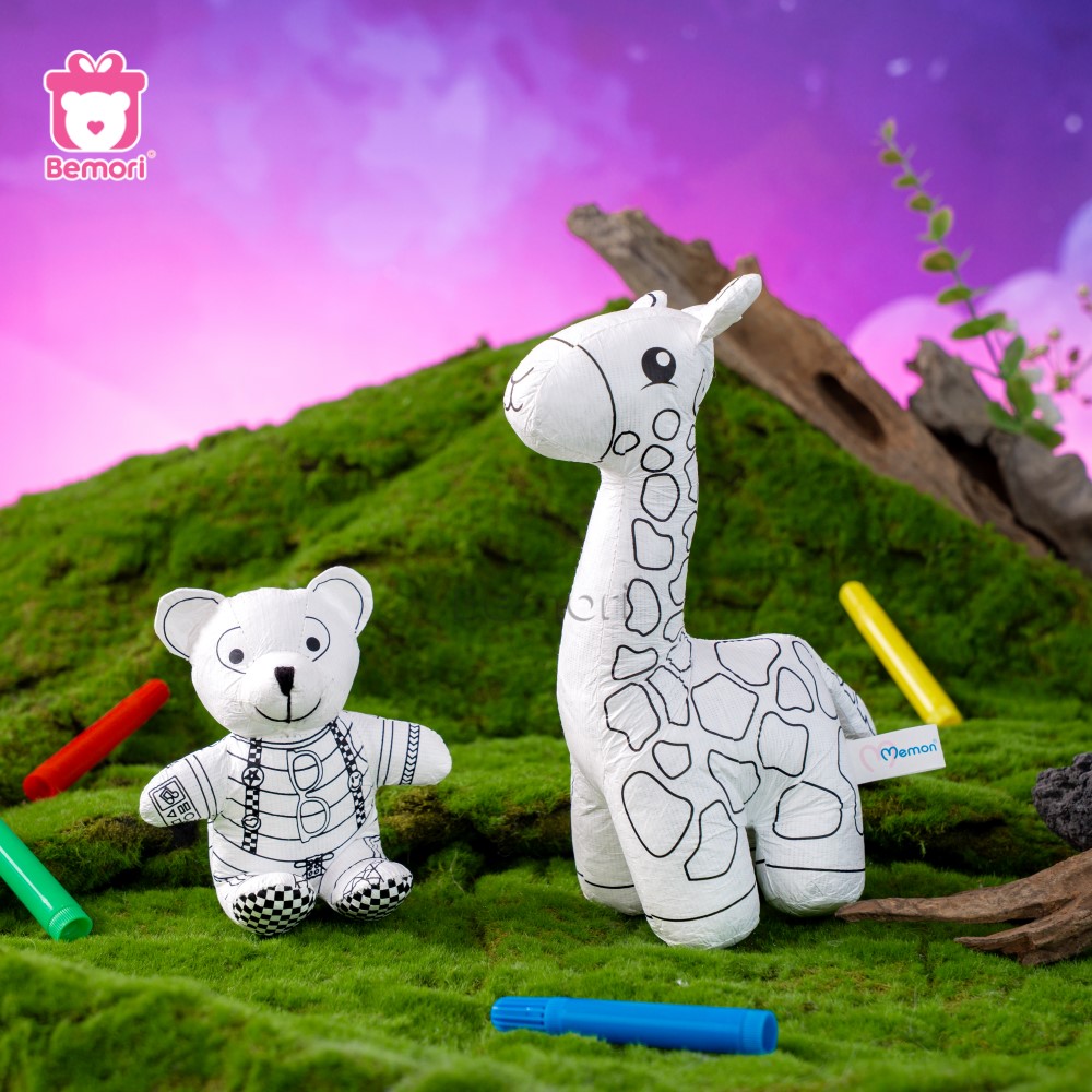 Gấu Bông Tô Màu Color Bear: Quà tặng cho bé yêu sáng tạo