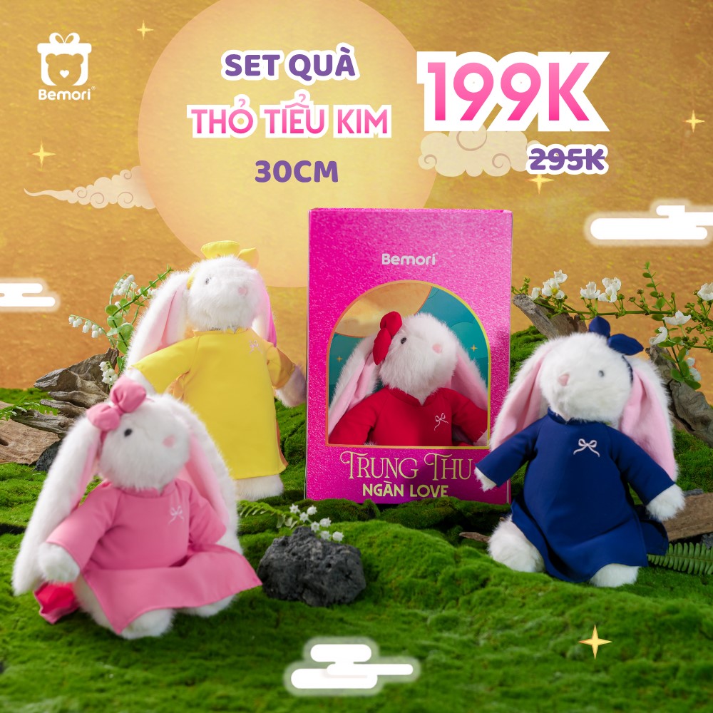 Set Thỏ Tiểu Kim 30cm Chỉ 199K