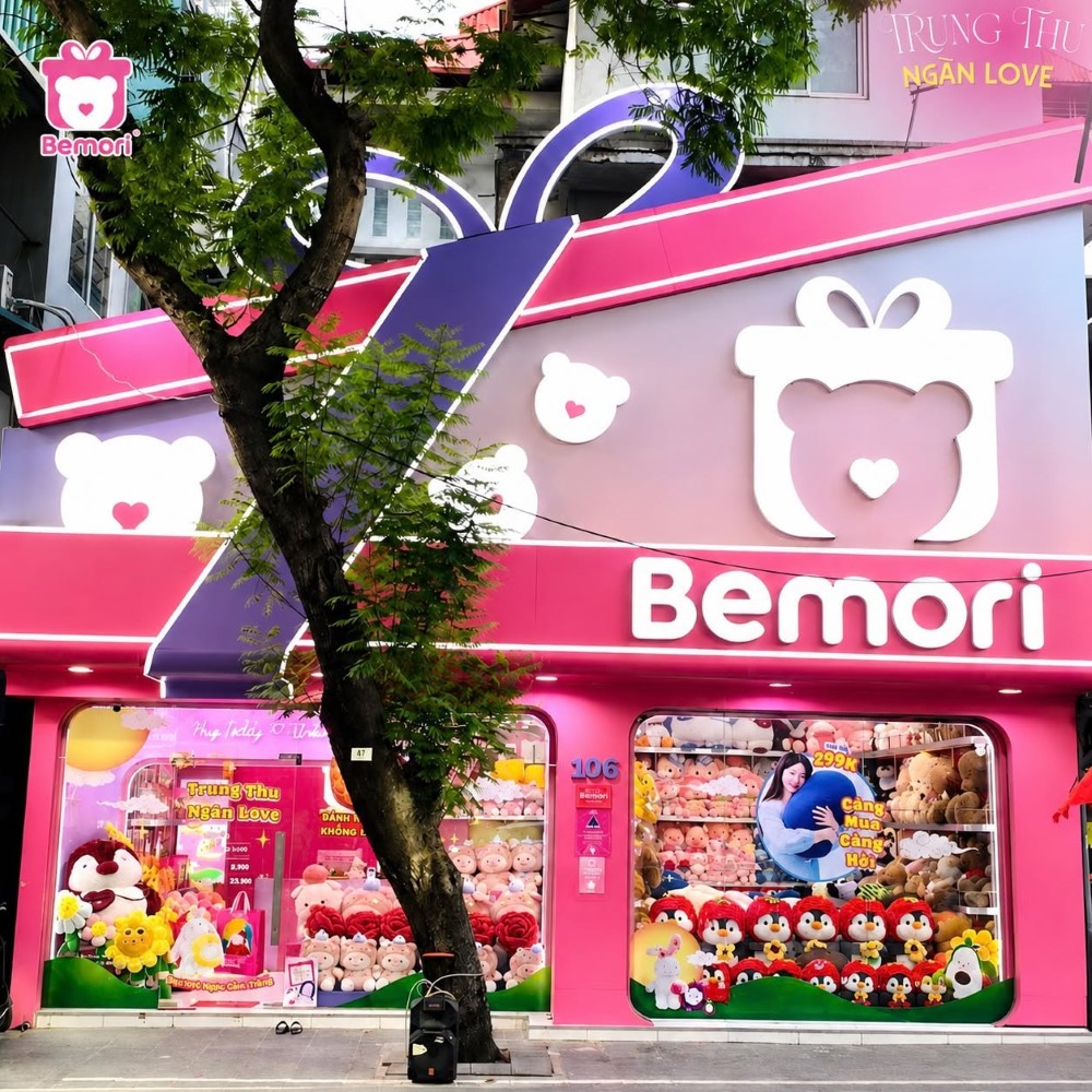 Cửa hàng gấu bông Bemori ngập tràn không khí Trung thu