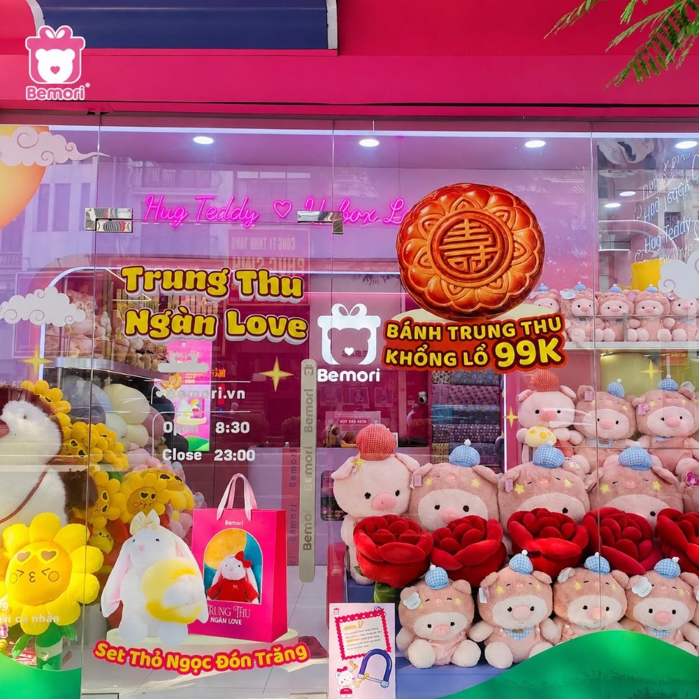 Cửa hàng gấu bông Bemori dành tặng chiếc bánh trung thu đặc biệt chỉ có giá 99K