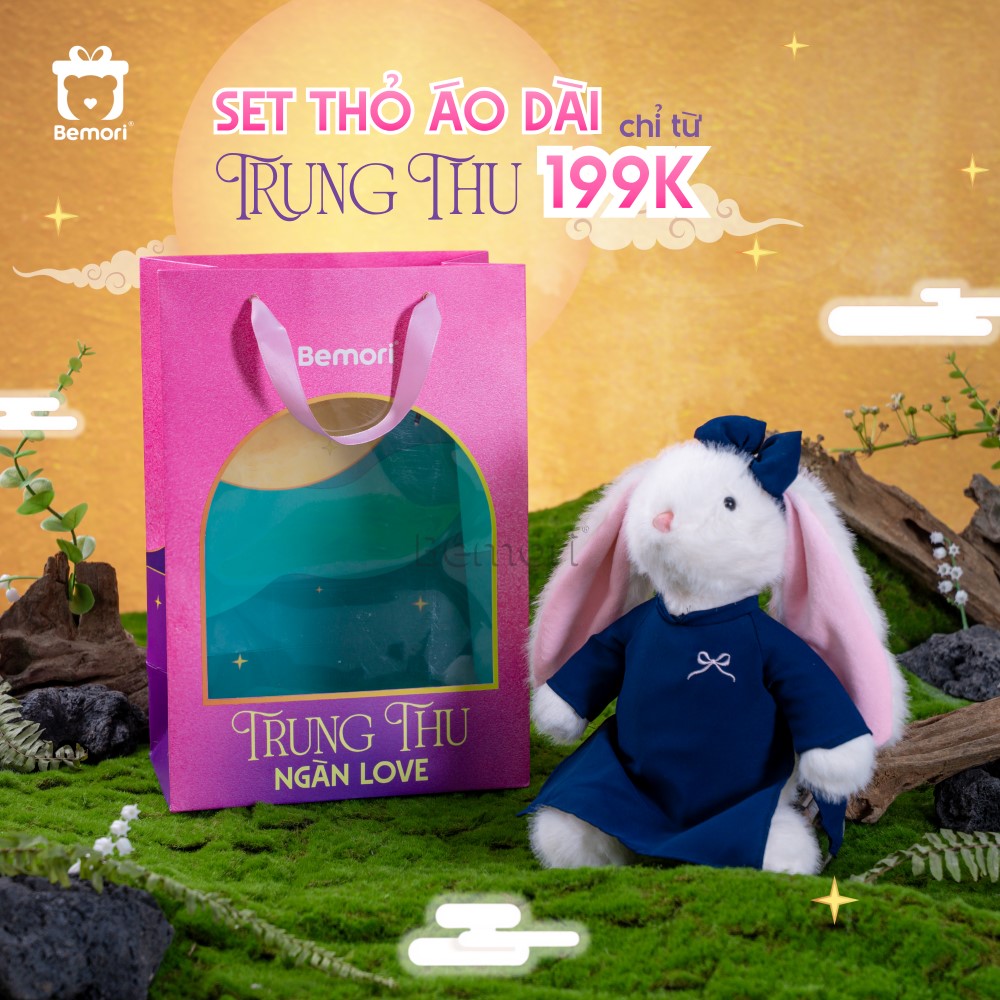 SET Quà Thỏ Bông Áo Dài gửi trọn nét đẹp truyền thống