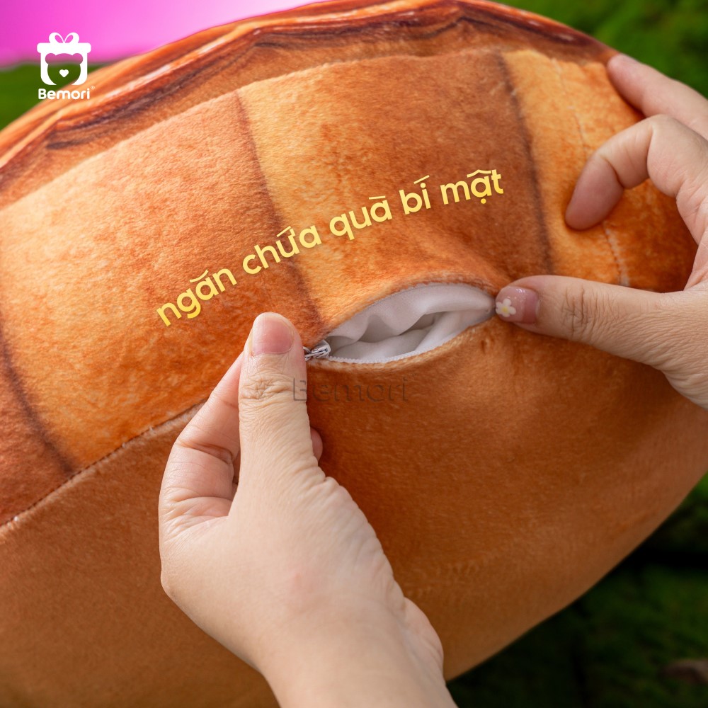 Gấu Bông Bánh Trung Thu Khổng Lồ có ngăn chứa quà bí mật