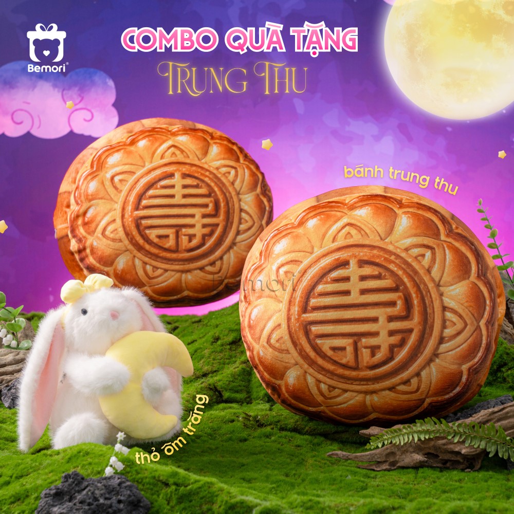 Gấu Bông Bánh Trung Thu và Thỏ Tiểu Kim: Combo quà tặng ấn tượng