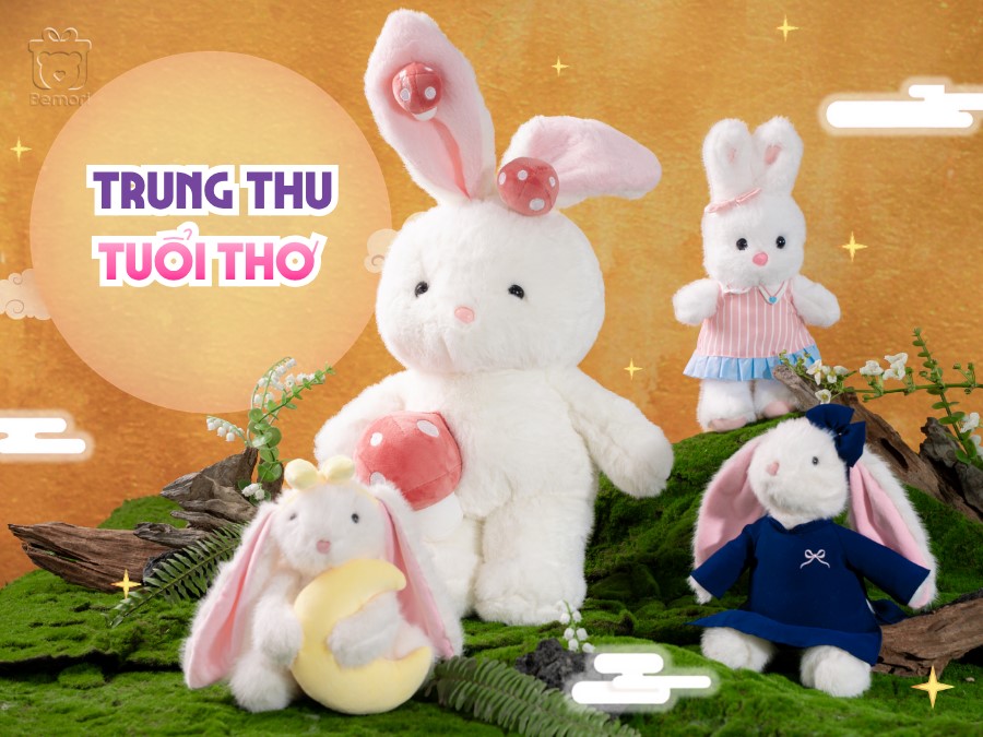 Đêm Trăng Tuổi Thơ - Ôm Trọn Yêu Thương Cùng BST Gấu Bông Trung Thu