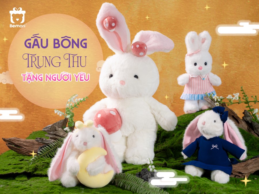 Gấu Bông Trung Thu Tặng Người Yêu - SET Quà Chỉ 99K | Bemori