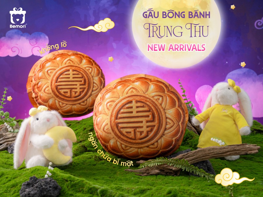 Gấu Bông Bánh Trung Thu Khổng Lồ Siêu Hot Đã Có Mặt Tại Bemori