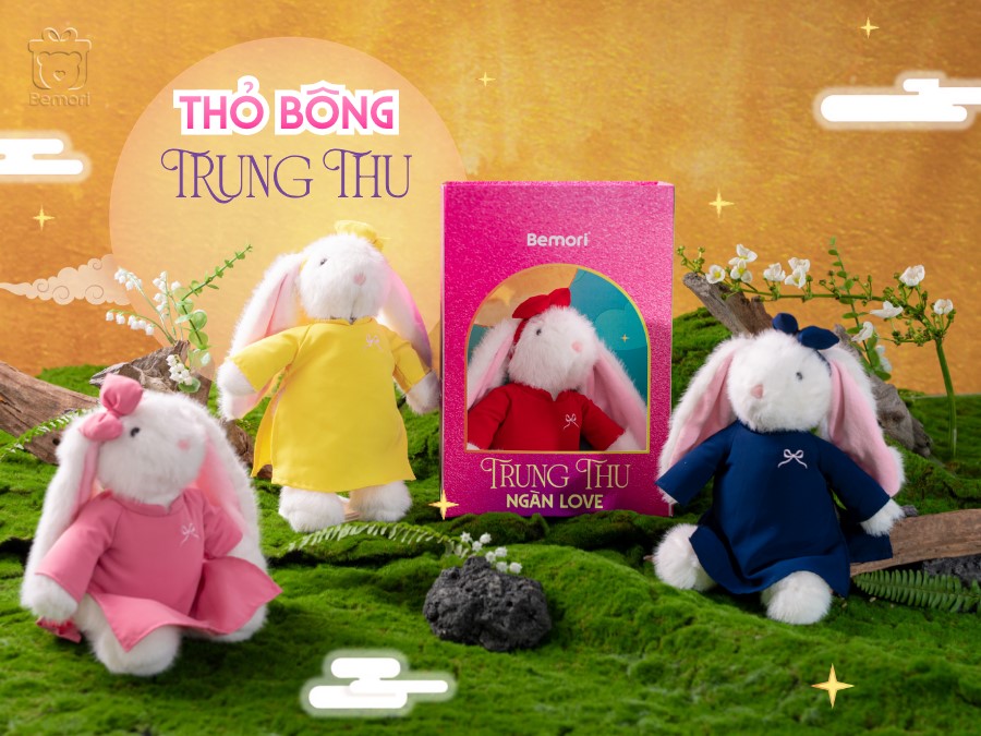 Bemori Ra Mắt SET Quà Thỏ Bông Trung Thu Ngàn Love, Trao Ngàn Yêu Thương