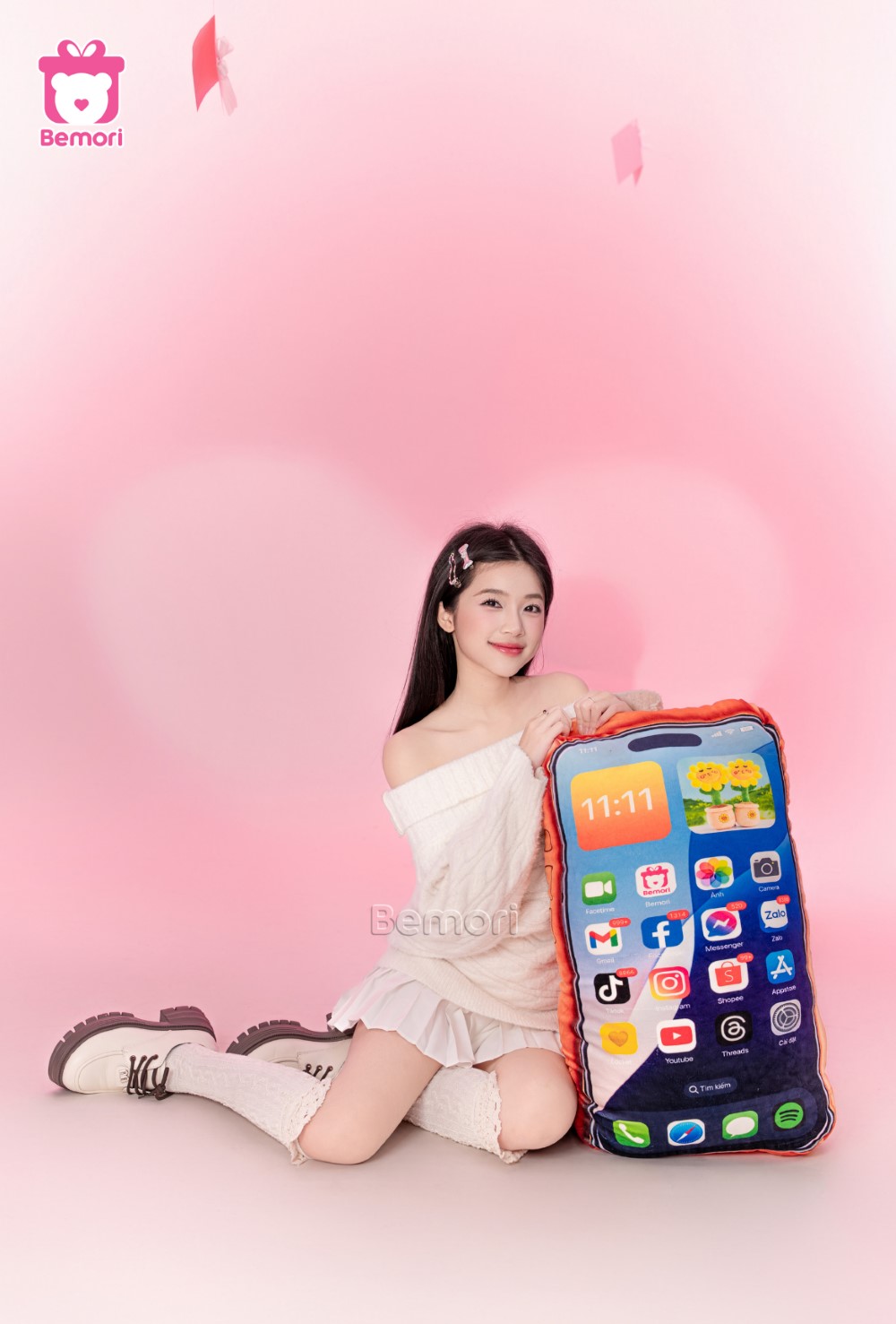 Lưu giữ những khoảnh khắc đẹp bên gấu bông