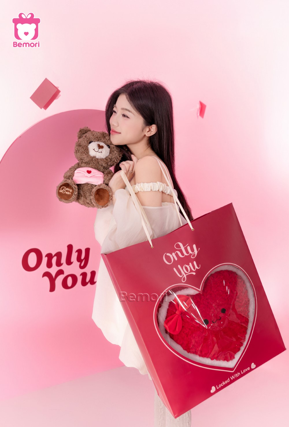 Gấu bông đôi nhỏ xinh nhưng chứa cả thế giới yêu thương