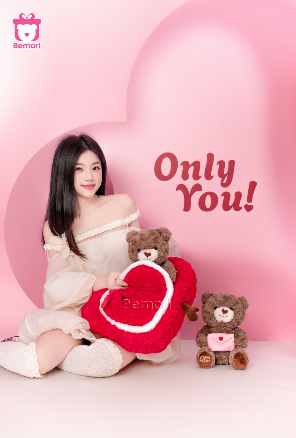 Valentine này, để gấu bông đôi nói hộ lời yêu