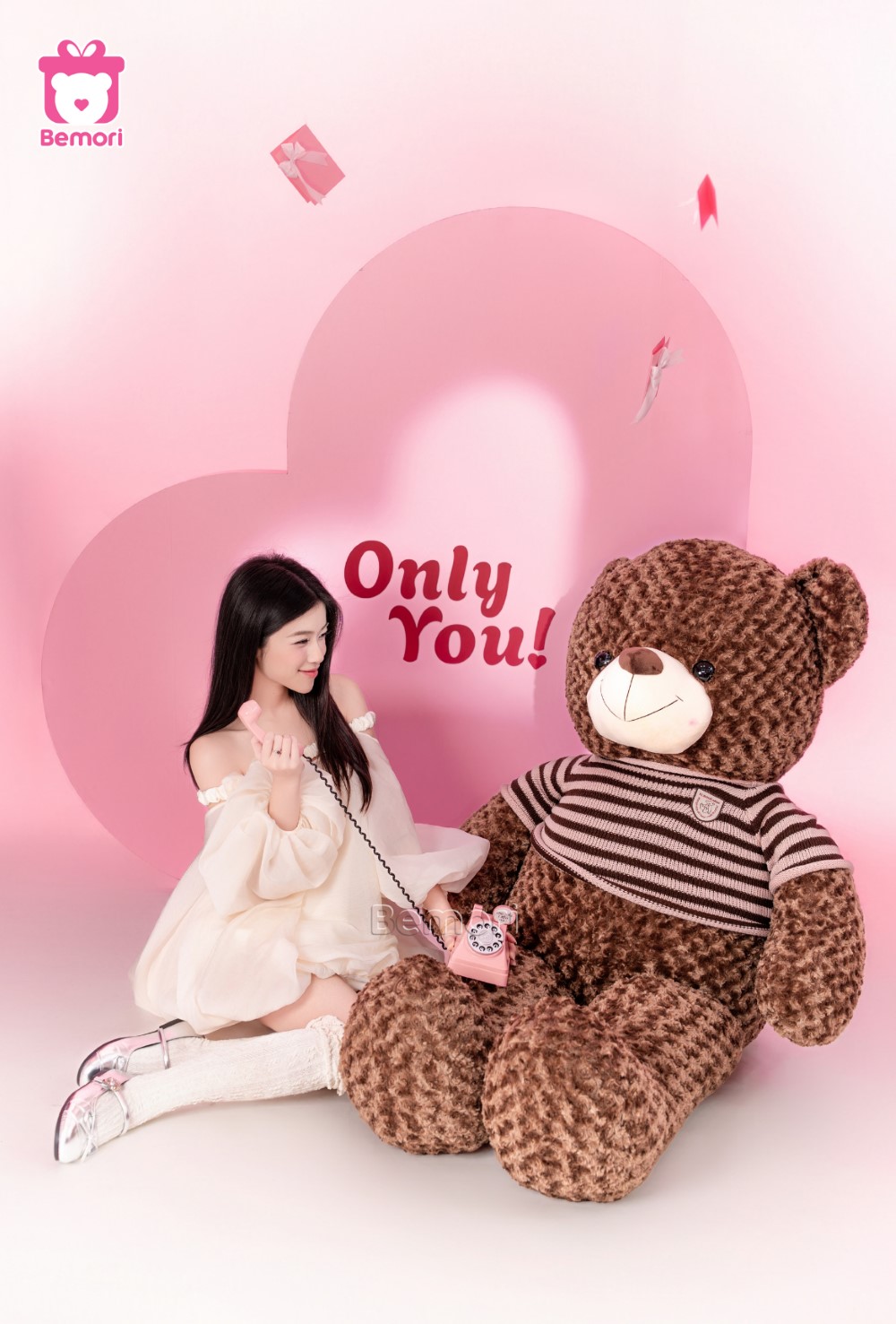 Gấu bông Teddy chàng tặng bên nàng mọi lúc