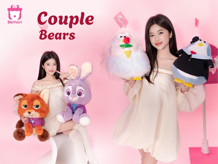 BST Gấu Bông Đôi Đặc Biệt Mùa Valentine