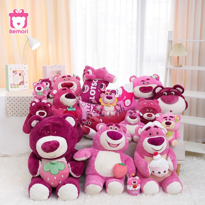 Bộ Sưu Tập Gấu Bông Lotso Hồng Dâu Rực Rỡ