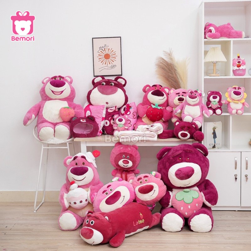 Bộ Sưu Tập Gấu Bông Lotso Hồng Dâu Ngọt Ngào