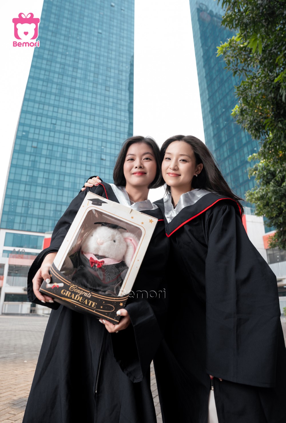 Hộp quà gấu bông tốt nghiệp gói trọn sự vỗ về ngọt ngào