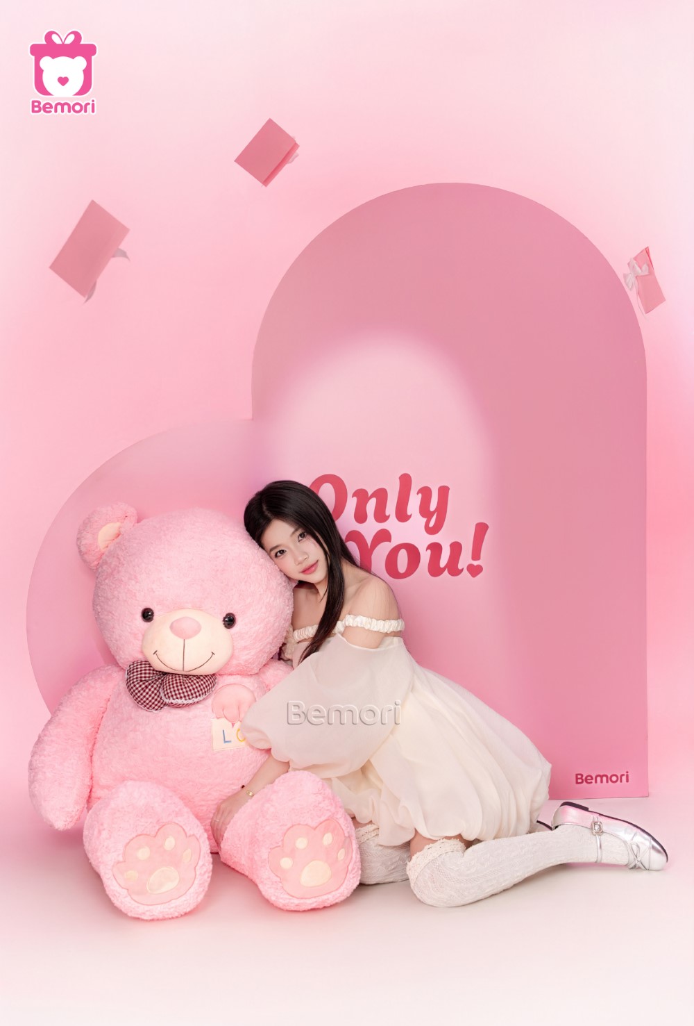 Gấu bông Teddy theo em về nhà, thay anh bên em