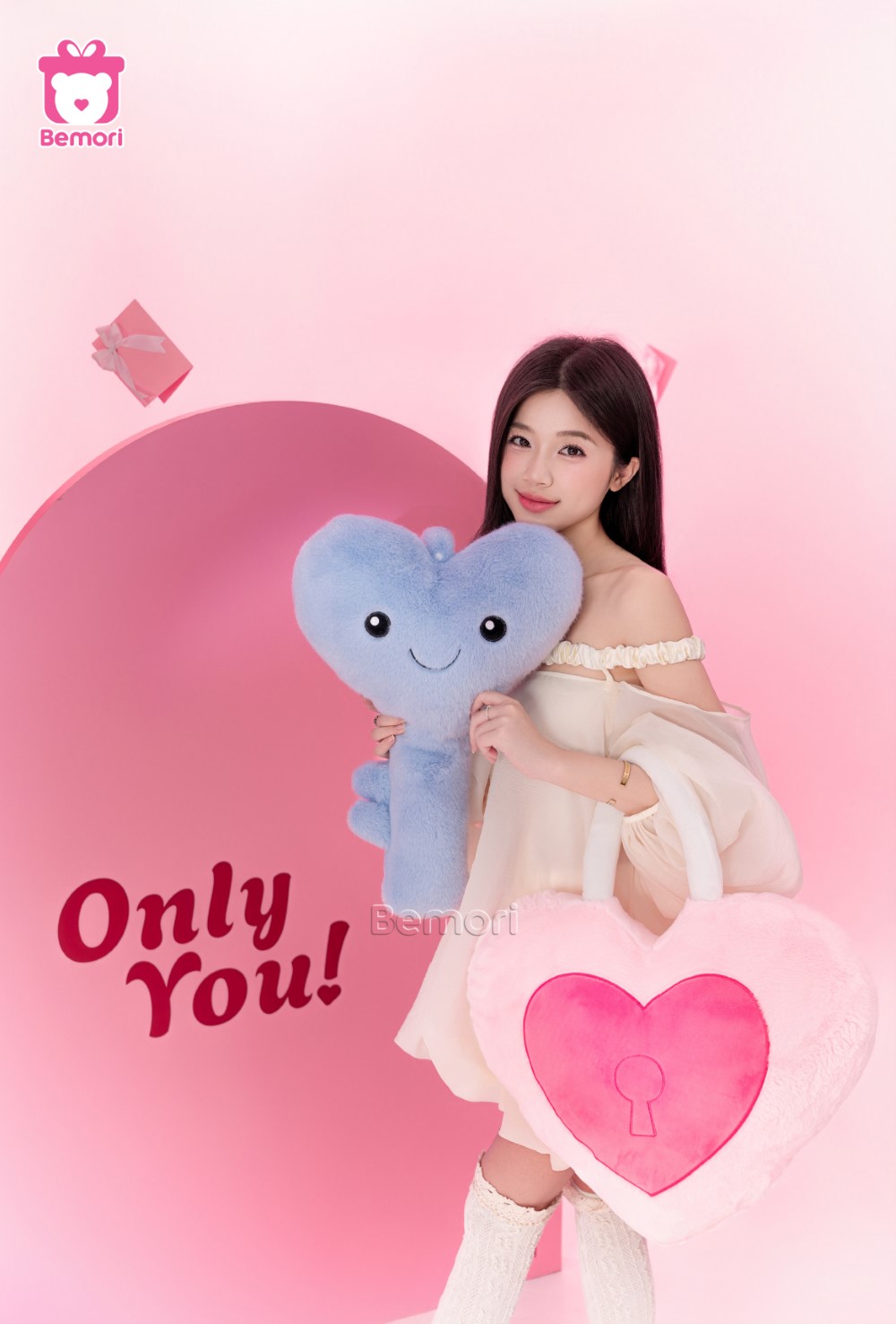 Gấu bông Love Lock: Khi trái tim chỉ mở ra cho duy nhất một người