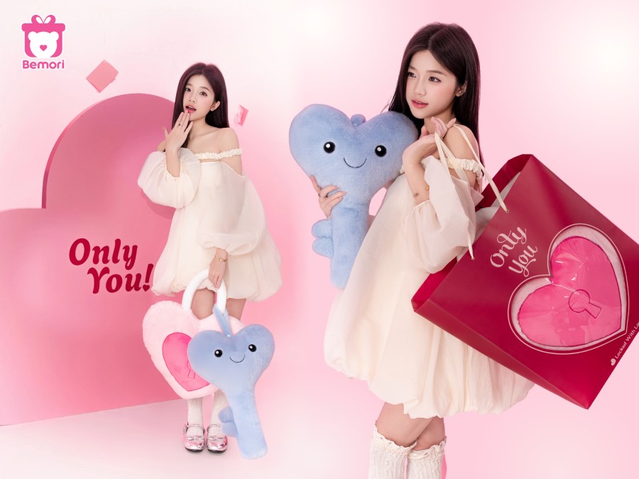 Gấu Bông Chìa Khóa Ổ Khóa Love Lock