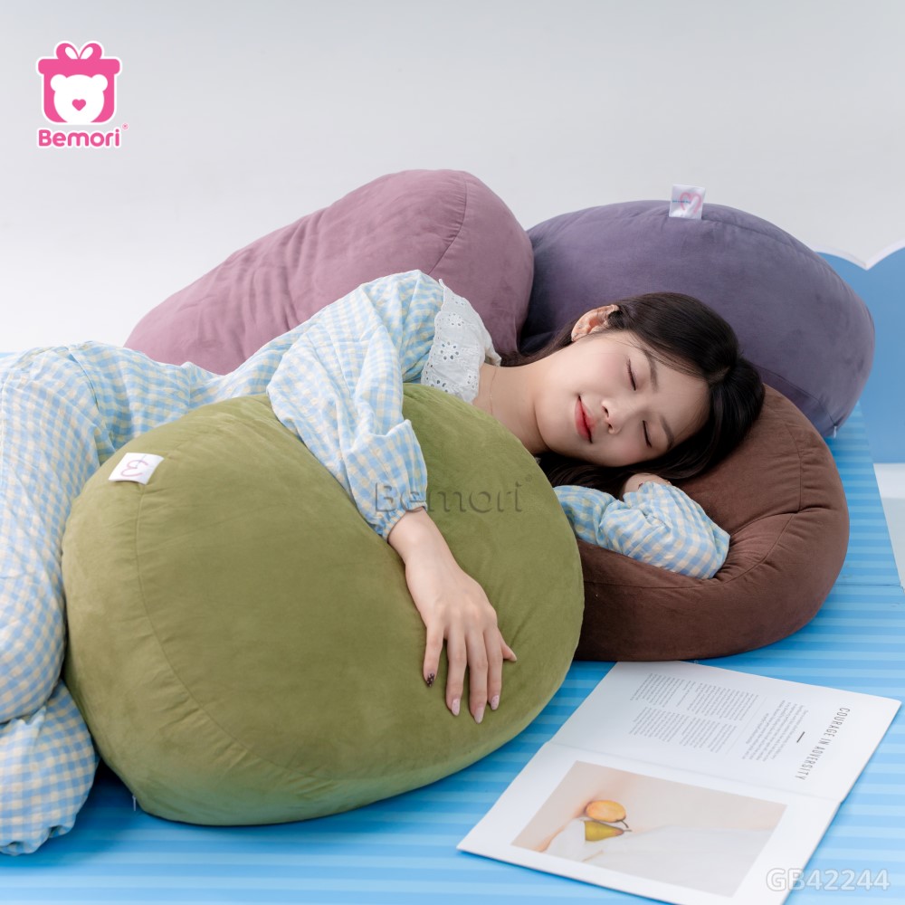 Gối Mochi Da Lộn trang trí phòng xinh xắn