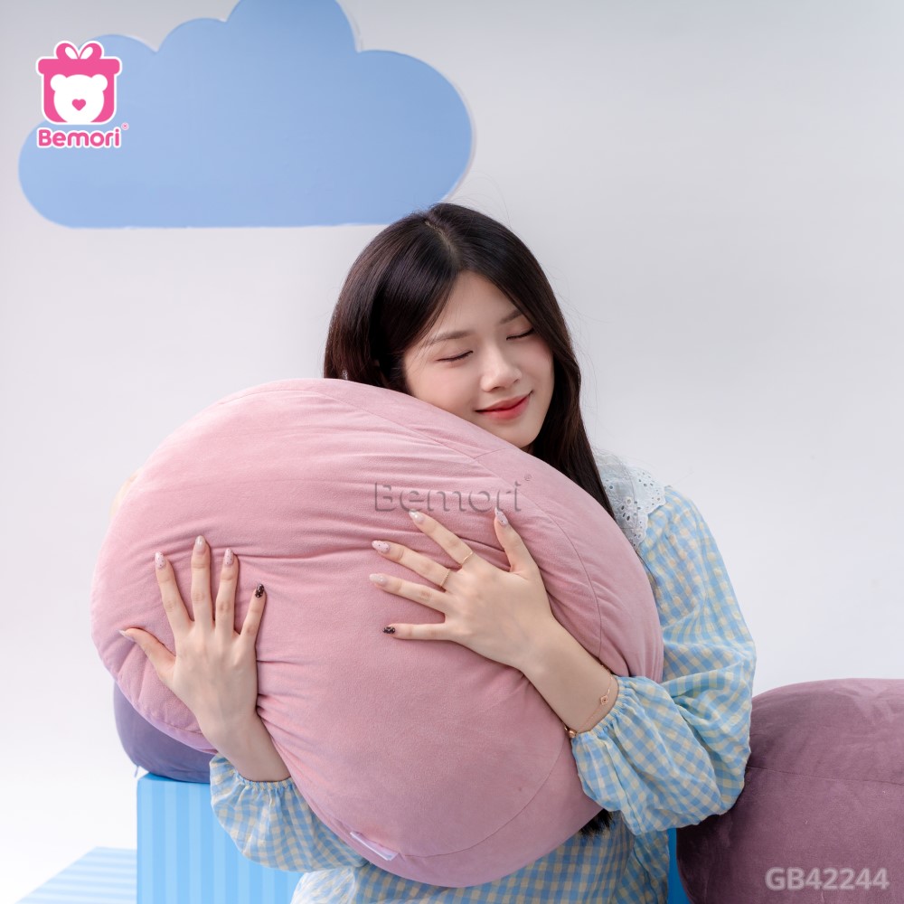 Thư giãn nhẹ nhàng cùng Gối Mochi Da Lộn
