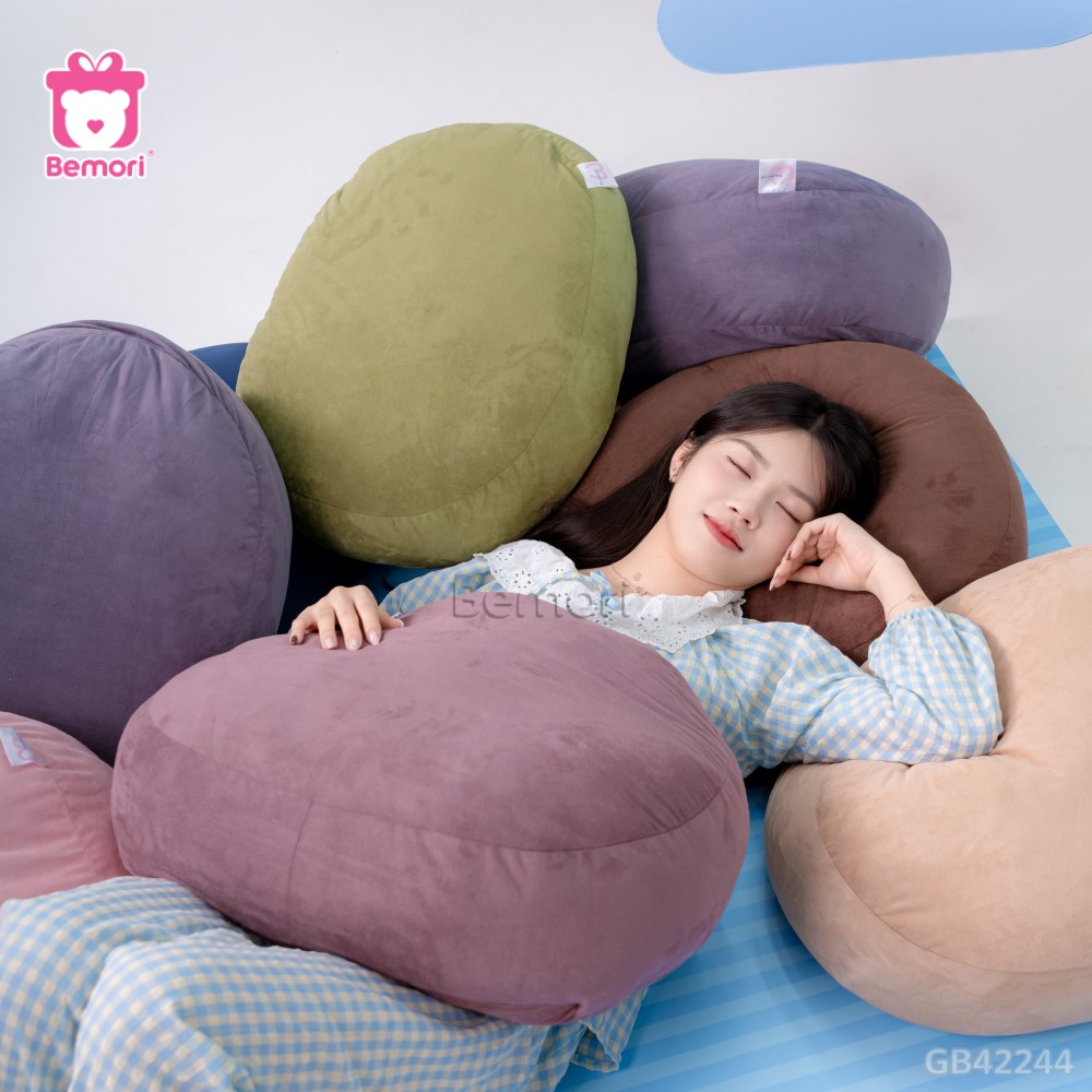 Gối Mochi Da Lộn giúp góc thư giãn thêm trọn vẹn