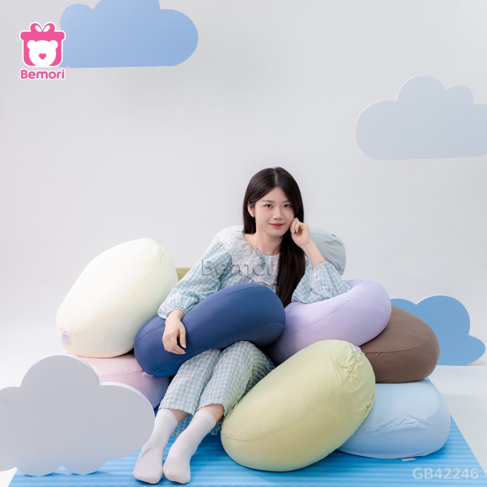 Gối Mochi Kem Lạnh trang trí phòng xinh xắn