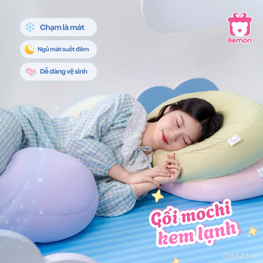 Gối mochi kem lạnh được yêu thích mùa hè