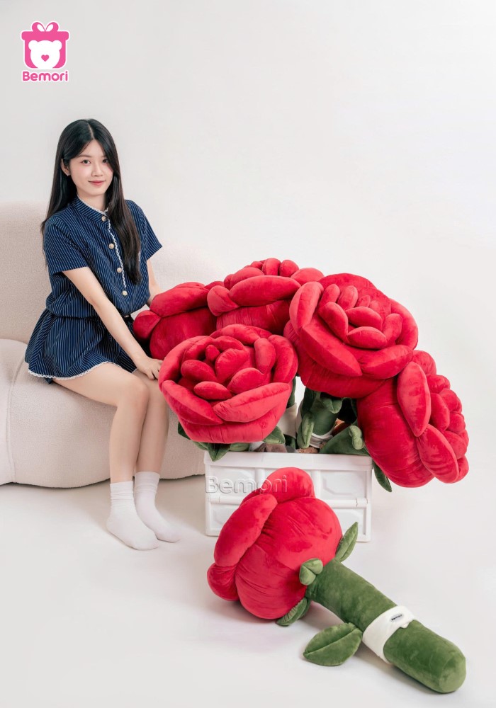 Bông hoa hồng khổng lồ thay lời tỏ tình ngọt ngào