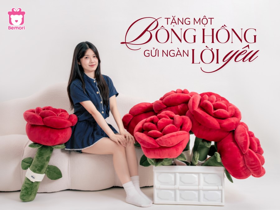 BST Bông Hồng Khổng Lồ: Món Quà Khiến Trái Tim Nàng Rung Động