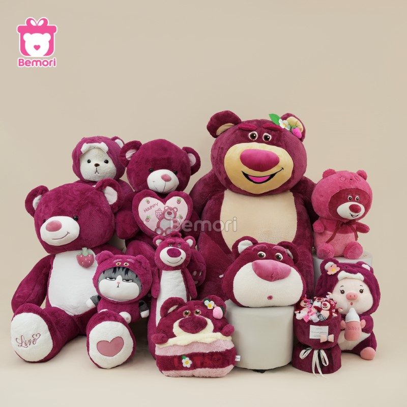 Bộ Sưu Tập Gấu Dâu Lotso Tặng Nàng – Thay Ngàn Lời Yêu Thương