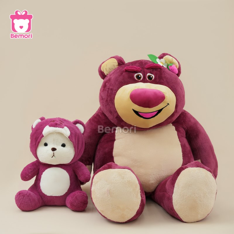 Bé Bự Lotso và Bé Lena Cosplay Lotso 100 điểm đáng yêu