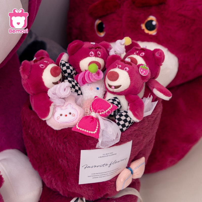 Set Bó Hoa Lotso Không Tàn Cho Nàng Mê Hoạt Hình