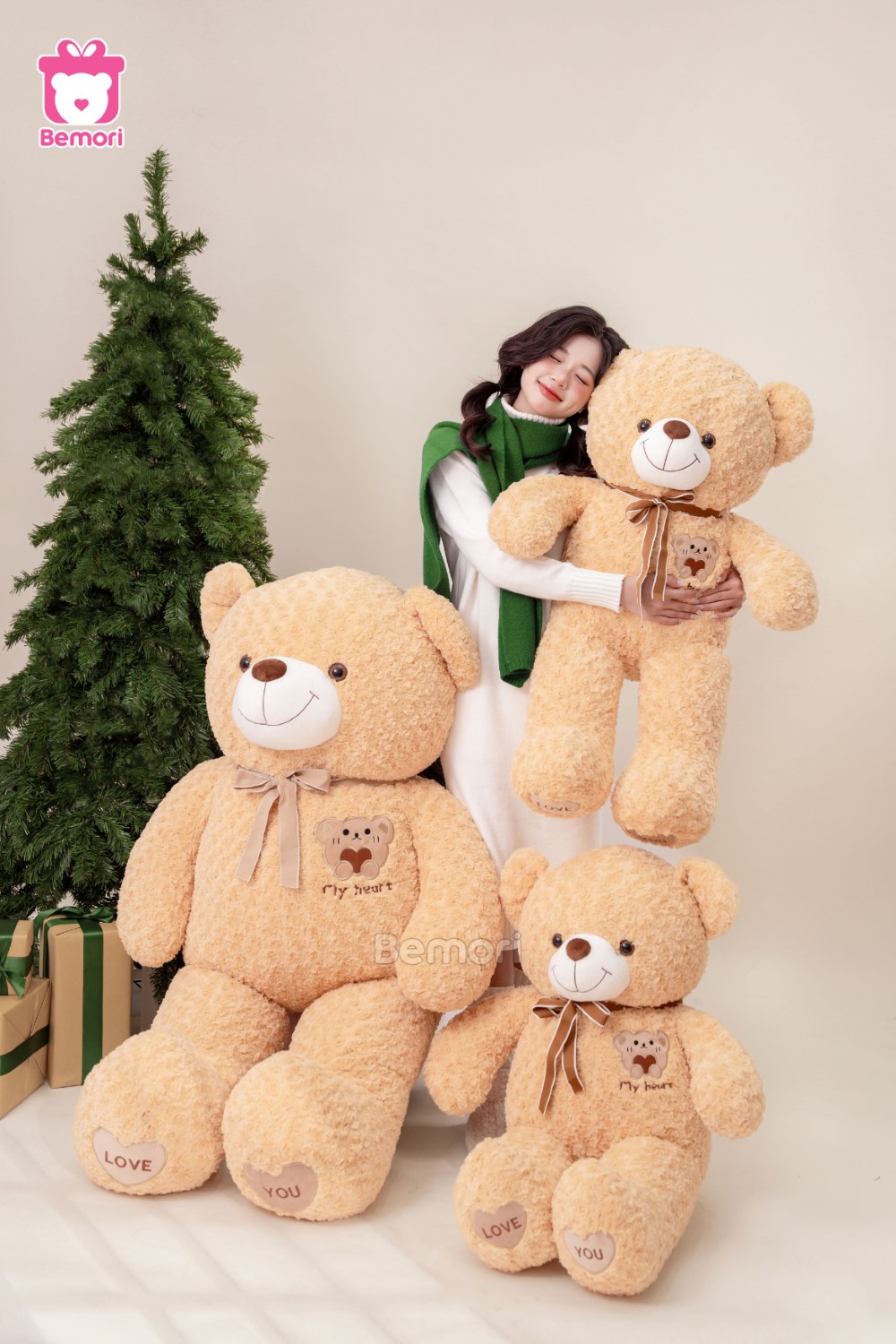 Teddy Mặt Gấu Ôm Tim “chuẩn gu” cho mọi dịp tặng quà