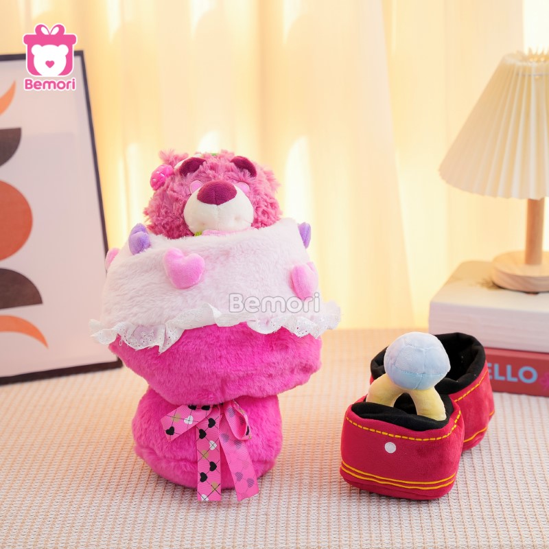 Combo đốn tim Bó Hoa Lotso Và Nhẫn Bông