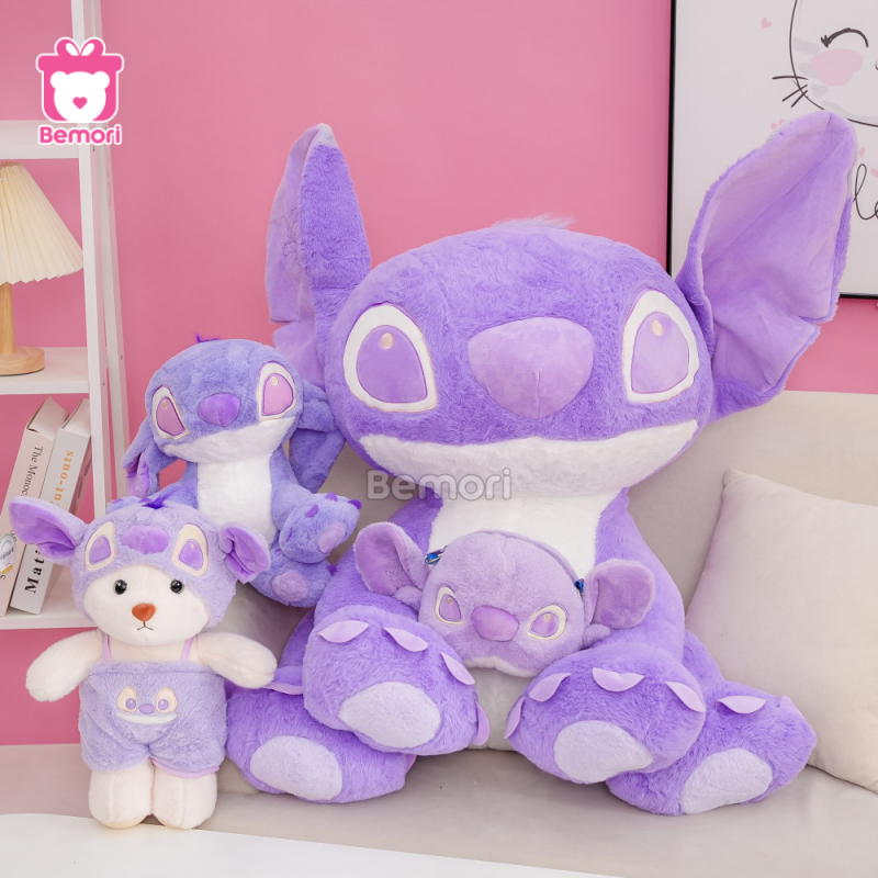 Gấu bông Stitch màu tím mộng mơ