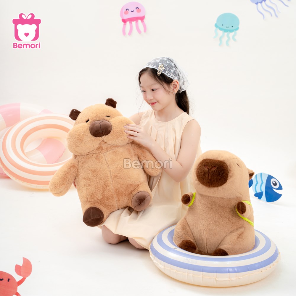 Gấu bông Capybara: Món quà ý nghĩa nhất cho bé mùa hè này