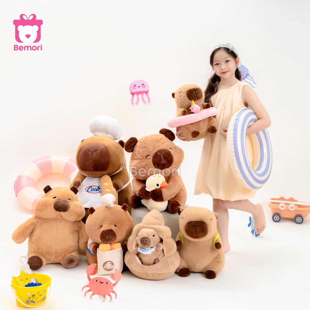 Kỳ nghỉ hè của bé có Capybara kề bên