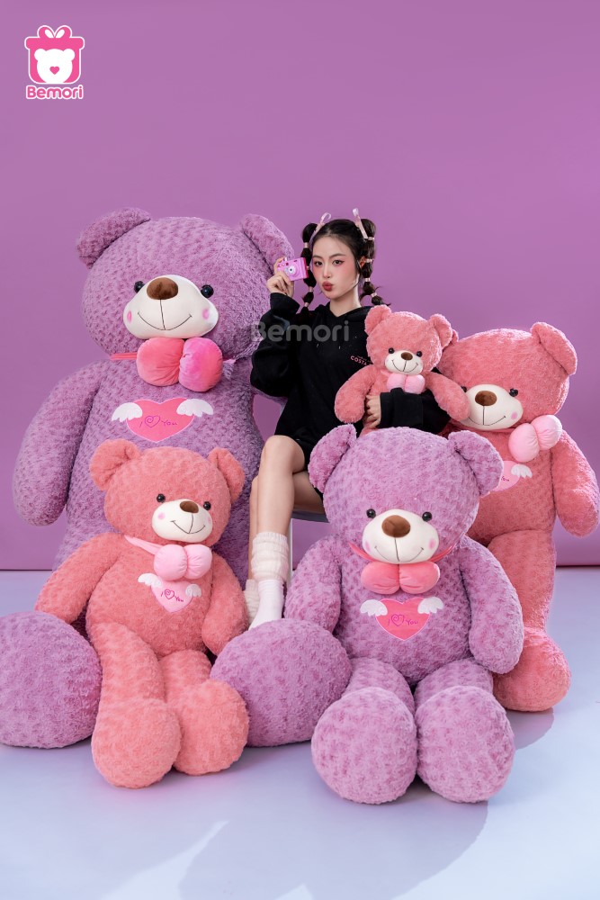 Teddy Angel Hồng và Tím chính là biểu tượng của tình yêu