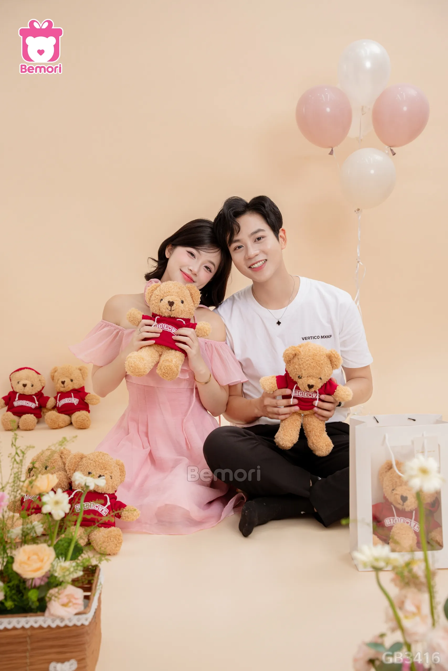 Gấu bông Teddy Big Love - Hành trình khám phá thế giới tình yêu