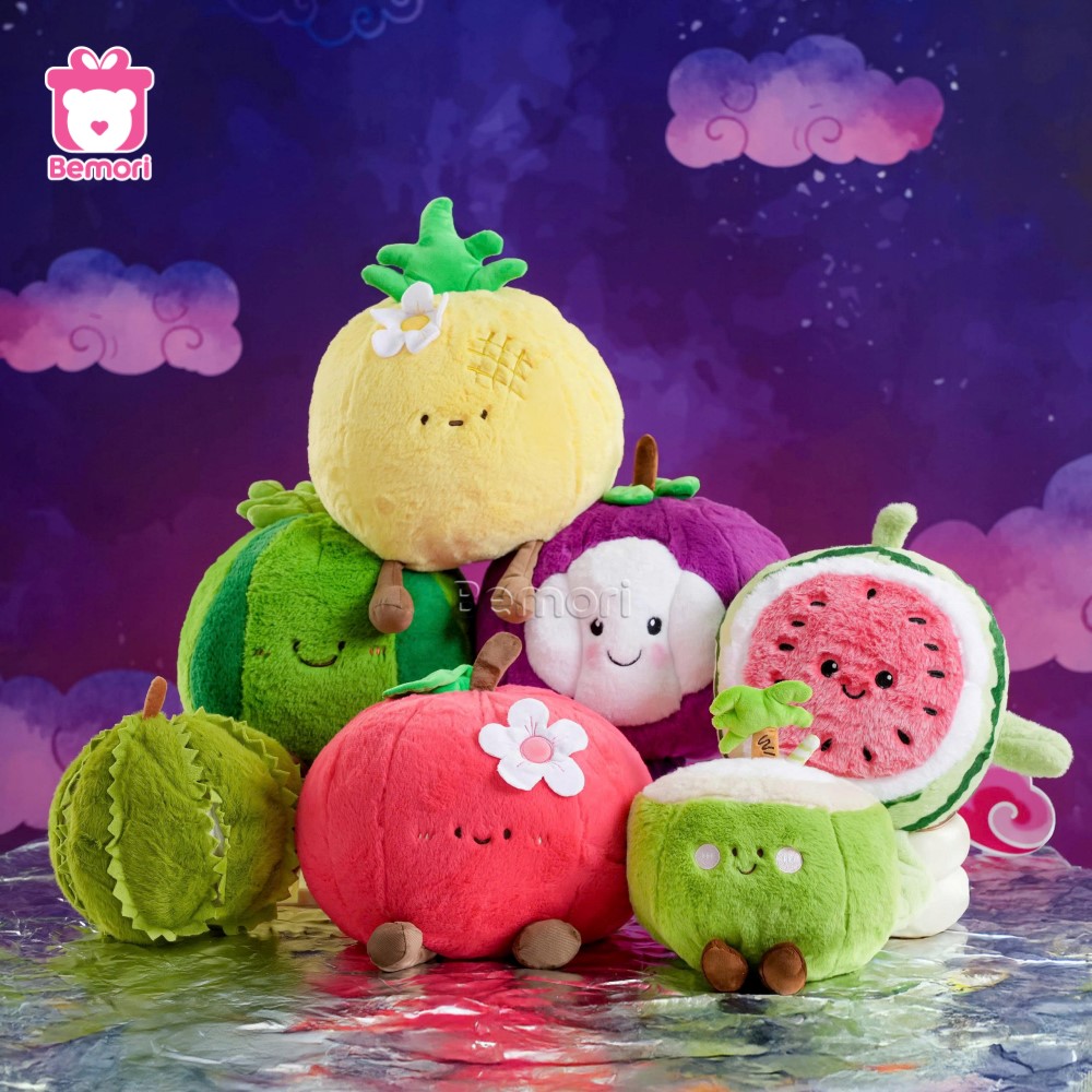 Gấu bông trái cây hóa thân thàng mâm ngũ quả Trung Thu