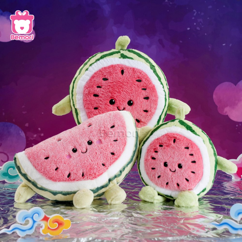 Gấu bông trái cây dưa hấu không thể thiếu trong mâm ngũ quả