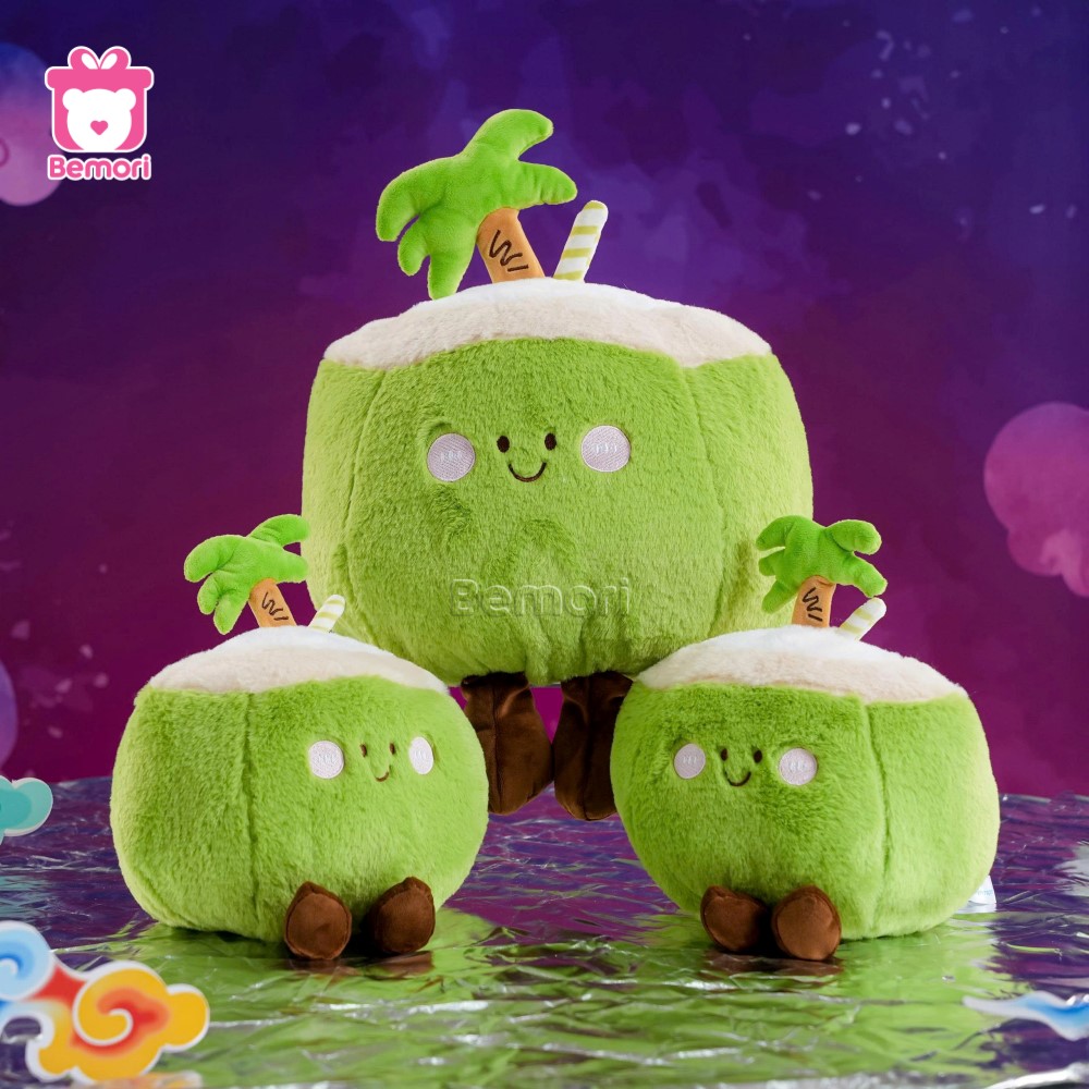 Gấu bông trái cây quả dừa đặc sản của miền Tây